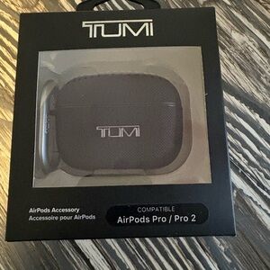 Tumi Charcoal AirPods Pro/Pro 2 Case.  Brand new in the box